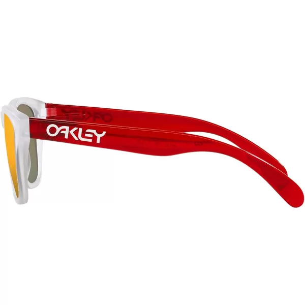 imageOakley Oj9009 Frogskins XXS Square SunglassesMatte ClearPrizm Ruby