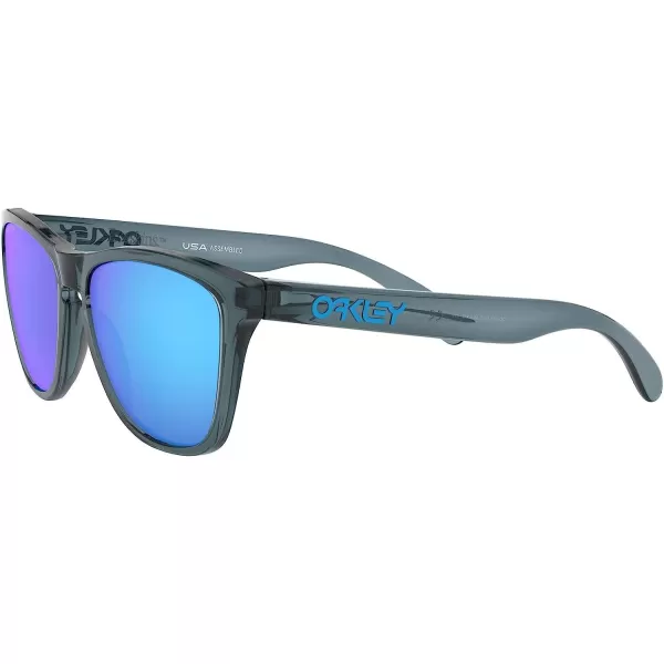 imageOakley Oo9013 Frogskins Square SunglassesCrystal BlackPrizm Sapphire Iridium Polarized