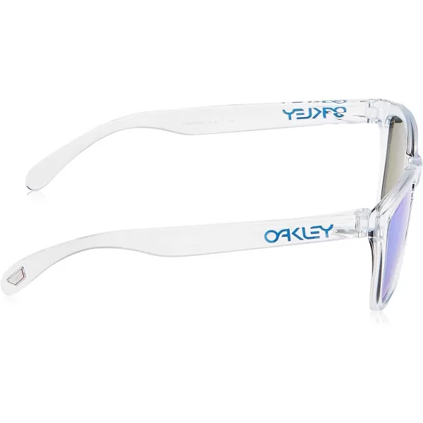 imageOakley Oo9013 Frogskins Square SunglassesCrystal ClearPrizm Sapphire