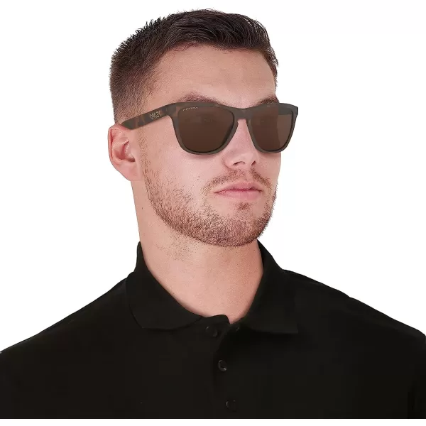 imageOakley Oo9013 Frogskins Square SunglassesMatte Brown TortoisePrizm Tungsten