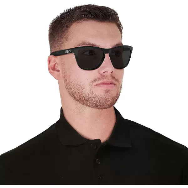 imageOakley Oo9013 Frogskins Square SunglassesPolished BlackGrey