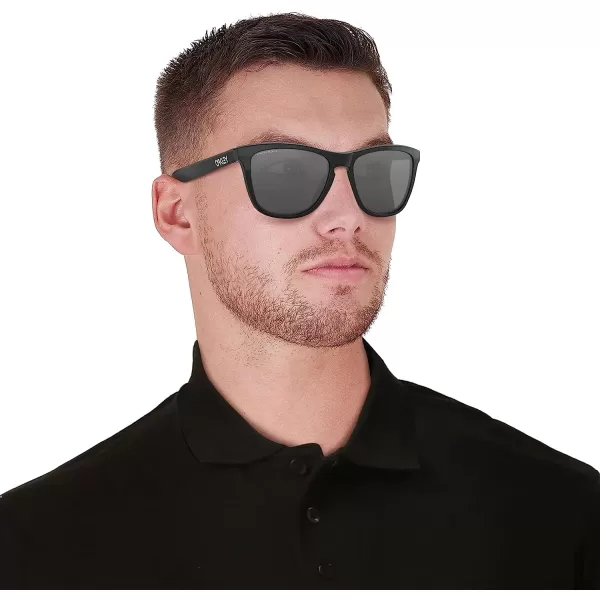 imageOakley Oo9013 Frogskins Square SunglassesPolished BlackPrizm Black