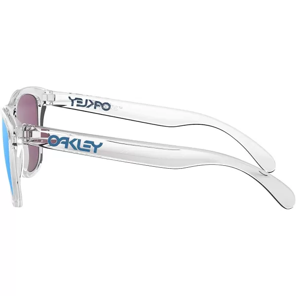 imageOakley Oo9013 Frogskins Square SunglassesPolished ClearSapphire Iridium