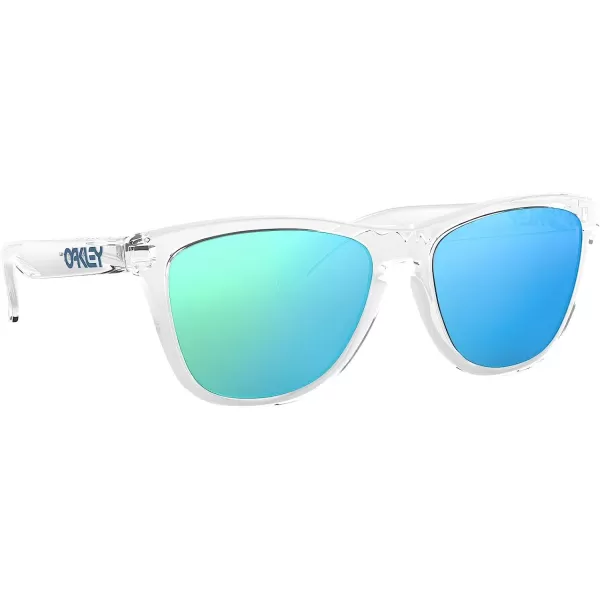 imageOakley Oo9013 Frogskins Square SunglassesPolished ClearSapphire Iridium