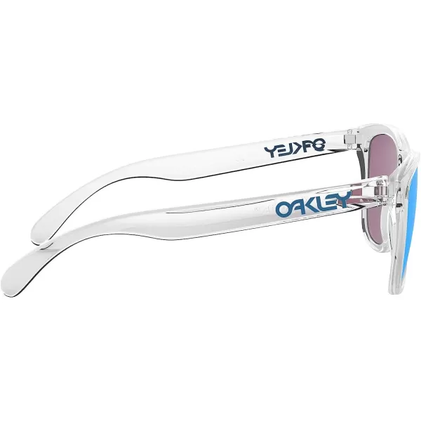 imageOakley Oo9013 Frogskins Square SunglassesPolished ClearSapphire Iridium