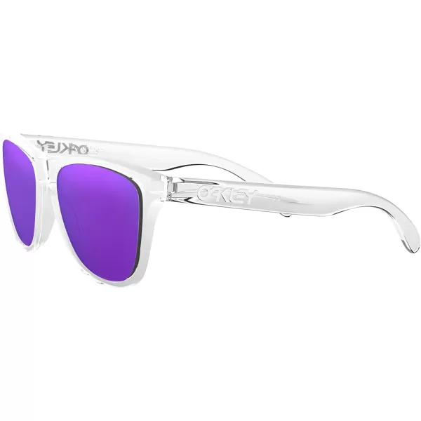 imageOakley Oo9013 Frogskins Square SunglassesPolished ClearViolet Iridium