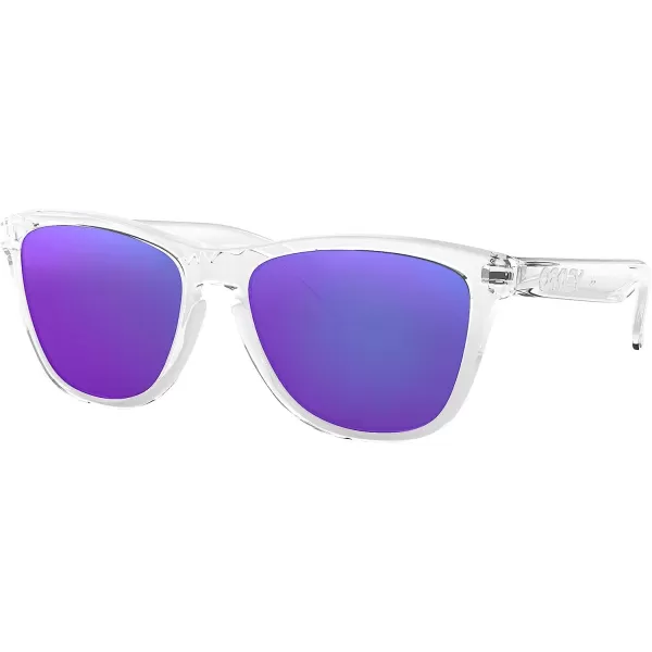 imageOakley Oo9013 Frogskins Square SunglassesPolished ClearViolet Iridium
