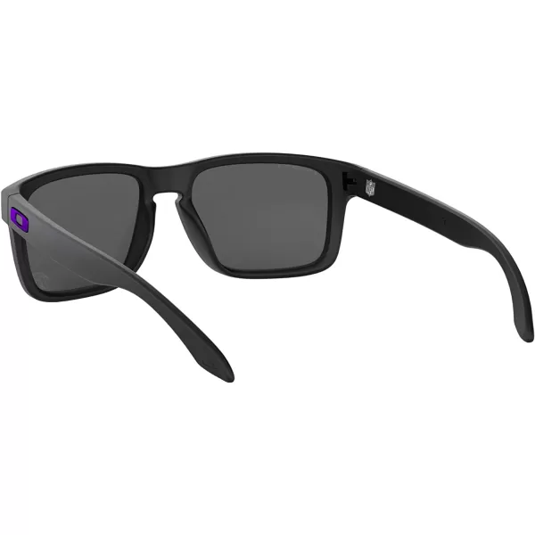 imageOakley Oo9102 Holbrook NFL Collection Mens Sqaure SunglassesBaltimore Ravens Matte BlackPrizm Black