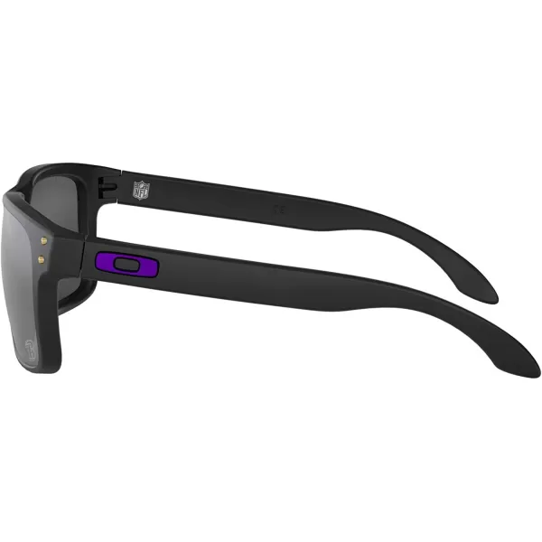 imageOakley Oo9102 Holbrook NFL Collection Mens Sqaure SunglassesBaltimore Ravens Matte BlackPrizm Black