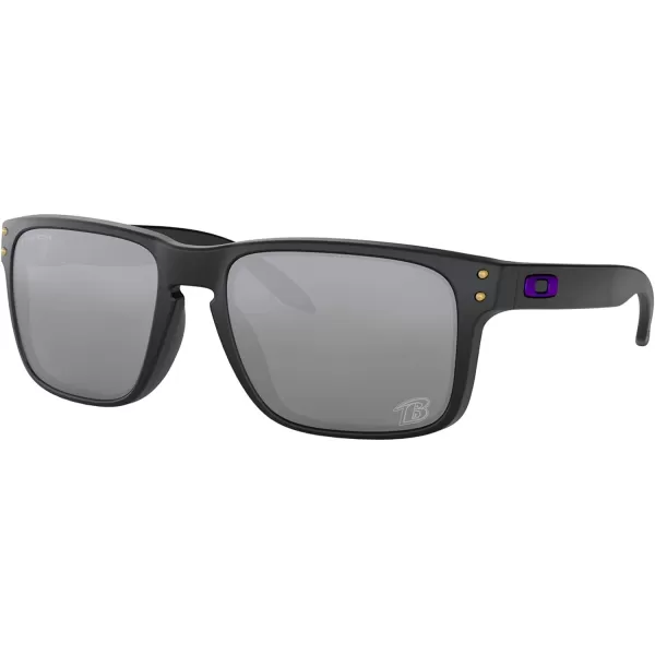 imageOakley Oo9102 Holbrook NFL Collection Mens Sqaure SunglassesBaltimore Ravens Matte BlackPrizm Black
