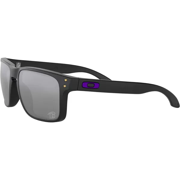 imageOakley Oo9102 Holbrook NFL Collection Mens Sqaure SunglassesBaltimore Ravens Matte BlackPrizm Black