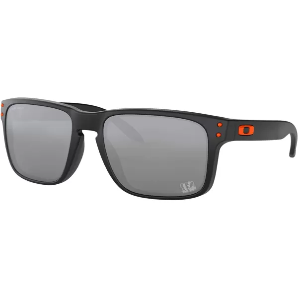 imageOakley Oo9102 Holbrook NFL Collection Mens Sqaure SunglassesCincinnati Bengals Matte BlackPrizm Black