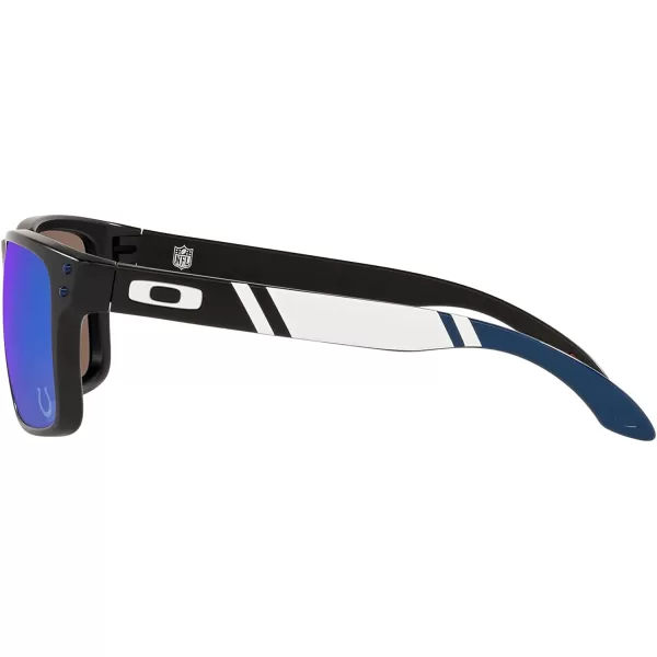 imageOakley Oo9102 Holbrook NFL Collection Mens Sqaure SunglassesIndianapolis Colts Matte BlackPrizm Sapphire