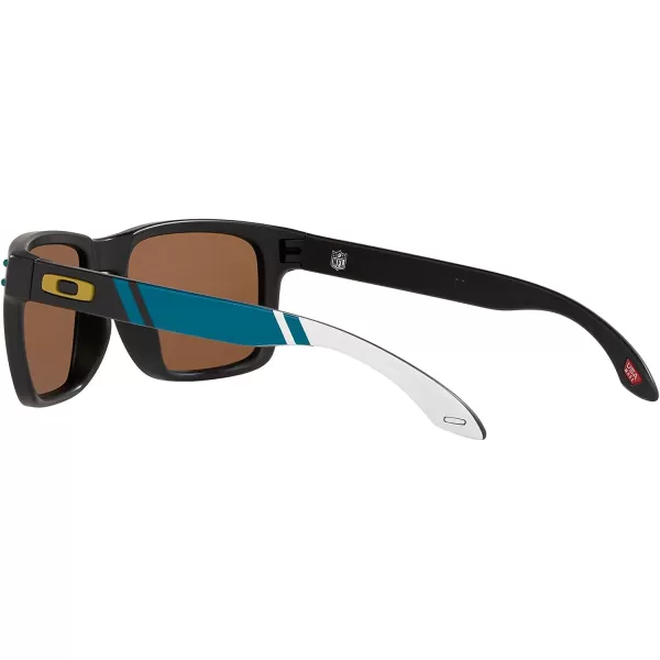imageOakley Oo9102 Holbrook NFL Collection Mens Sqaure SunglassesJacksonville Jaguars Matte BlackPrizm Sapphire