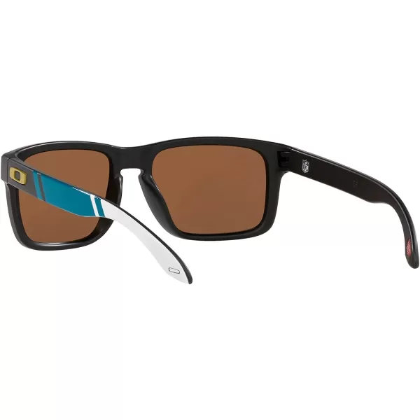 imageOakley Oo9102 Holbrook NFL Collection Mens Sqaure SunglassesJacksonville Jaguars Matte BlackPrizm Sapphire