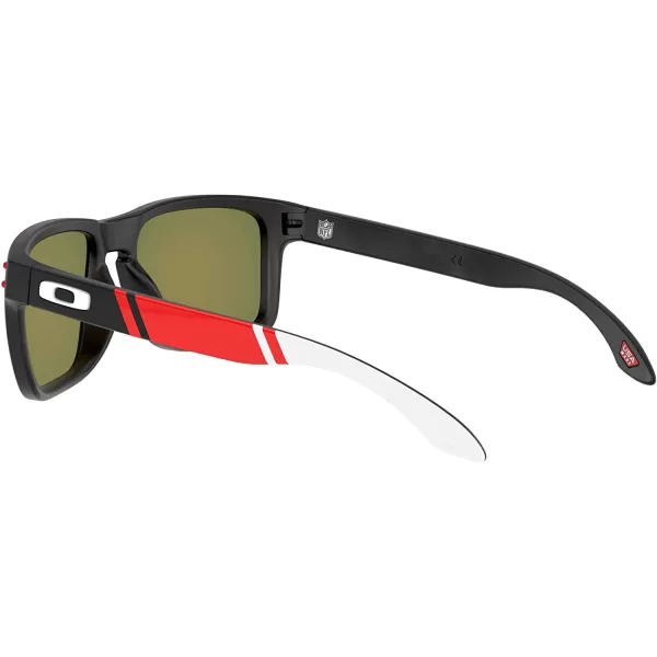 imageOakley Oo9102 Holbrook NFL Collection Mens Sqaure SunglassesKansas City Chiefs Matte BlackPrizm Ruby