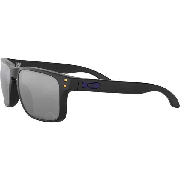 imageOakley Oo9102 Holbrook NFL Collection Mens Sqaure SunglassesLos Angeles Chargers Matte BlackPrizm Black