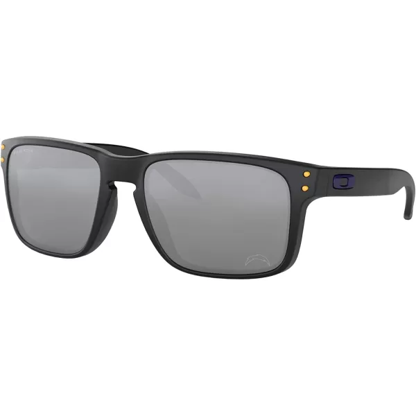 imageOakley Oo9102 Holbrook NFL Collection Mens Sqaure SunglassesLos Angeles Chargers Matte BlackPrizm Black