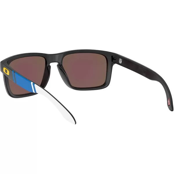 imageOakley Oo9102 Holbrook NFL Collection Mens Sqaure SunglassesLos Angeles Chargers Matte BlackPrizm Sapphire