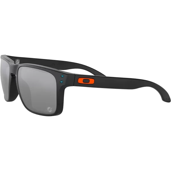 imageOakley Oo9102 Holbrook NFL Collection Mens Sqaure SunglassesMiami Dolphins Matte BlackPrizm Black