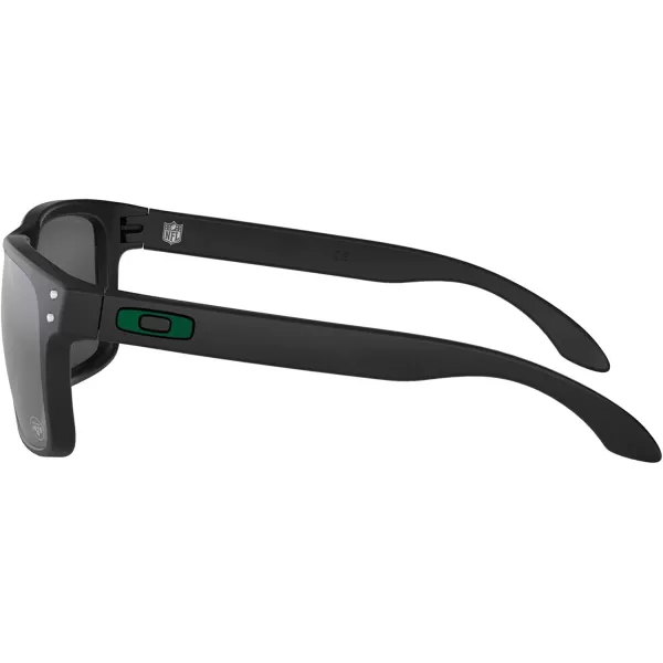 imageOakley Oo9102 Holbrook NFL Collection Mens Sqaure SunglassesNew York Jets Matte BlackPrizm Black
