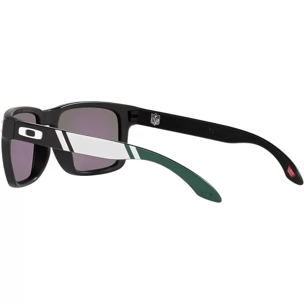 imageOakley Oo9102 Holbrook NFL Collection Mens Sqaure SunglassesNew York Jets Matte BlackPrizm Sapphire