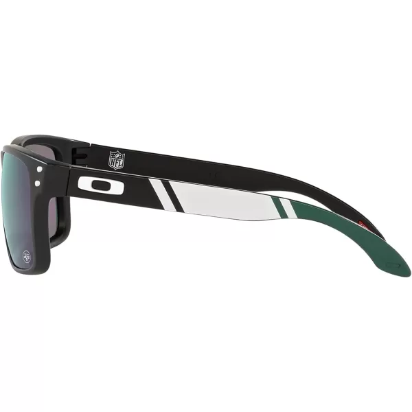 imageOakley Oo9102 Holbrook NFL Collection Mens Sqaure SunglassesNew York Jets Matte BlackPrizm Sapphire