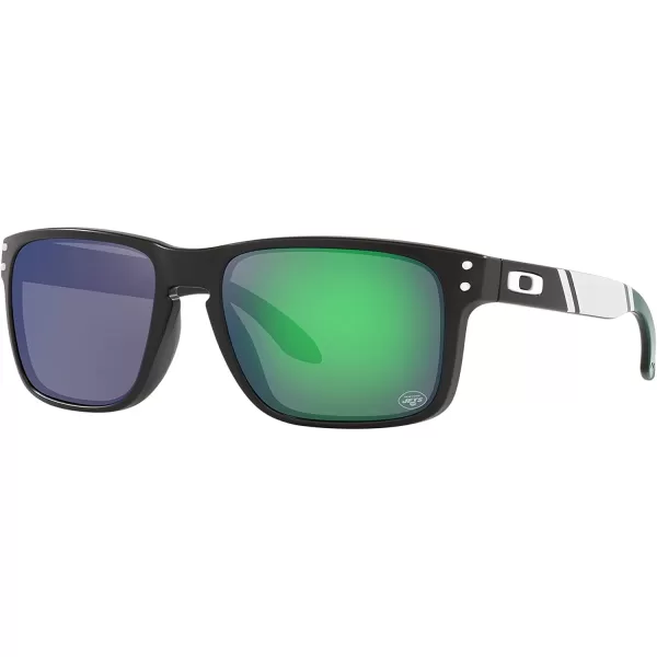 imageOakley Oo9102 Holbrook NFL Collection Mens Sqaure SunglassesNew York Jets Matte BlackPrizm Sapphire