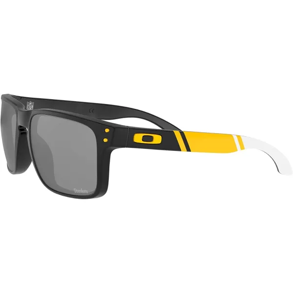 imageOakley Oo9102 Holbrook NFL Collection Mens Sqaure SunglassesPittsburgh Steelers Black