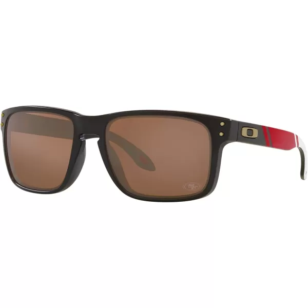 imageOakley Oo9102 Holbrook NFL Collection Mens Sqaure SunglassesSan Francisco 49ers Matte NavyPrizm Black