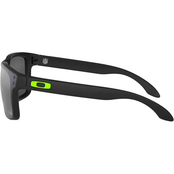 imageOakley Oo9102 Holbrook NFL Collection Mens Sqaure SunglassesSeattle Seahawks Matte BlackPrizm Black