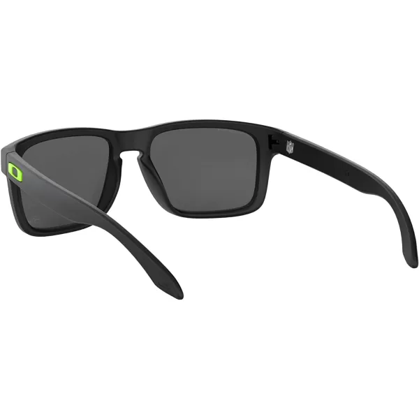 imageOakley Oo9102 Holbrook NFL Collection Mens Sqaure SunglassesSeattle Seahawks Matte BlackPrizm Black
