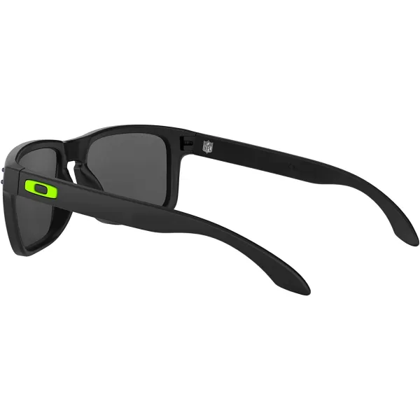 imageOakley Oo9102 Holbrook NFL Collection Mens Sqaure SunglassesSeattle Seahawks Matte BlackPrizm Black