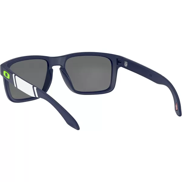 imageOakley Oo9102 Holbrook NFL Collection Mens Sqaure SunglassesSeattle Seahawks Matte NavyPrizm Black