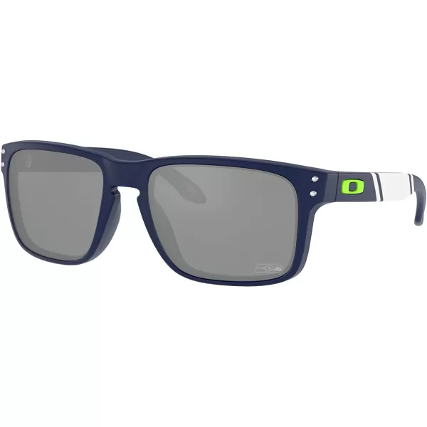imageOakley Oo9102 Holbrook NFL Collection Mens Sqaure SunglassesSeattle Seahawks Matte NavyPrizm Black