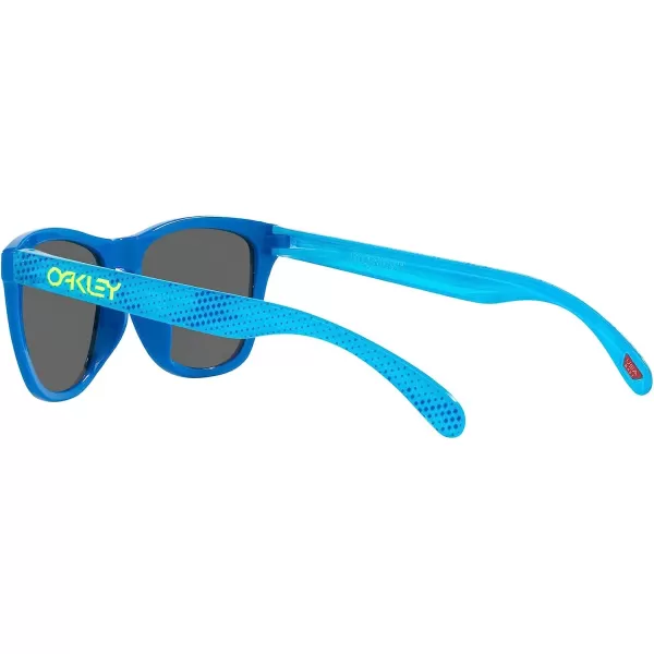 imageOakley Oo9245 Frogskins Low Bridge Fit Square SunglassesHi Res Polished SapphirePrizm Black