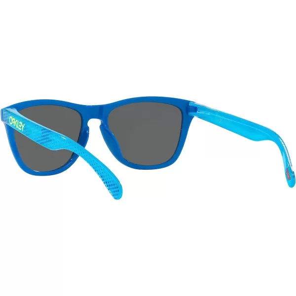imageOakley Oo9245 Frogskins Low Bridge Fit Square SunglassesHi Res Polished SapphirePrizm Black