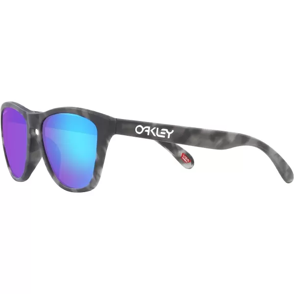 imageOakley Oo9245 Frogskins Low Bridge Fit Square SunglassesMatte Black TortoisePrizm Sapphire Polarized