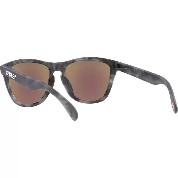 imageOakley Oo9245 Frogskins Low Bridge Fit Square SunglassesMatte Black TortoisePrizm Sapphire Polarized