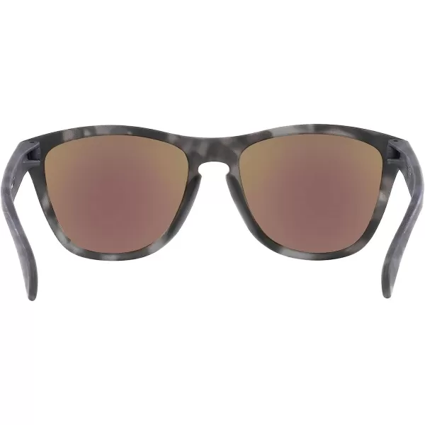 imageOakley Oo9245 Frogskins Low Bridge Fit Square SunglassesMatte Black TortoisePrizm Sapphire Polarized