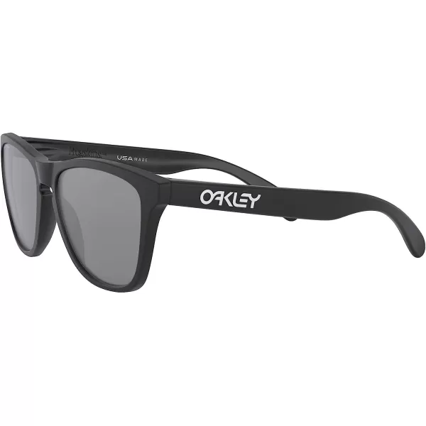 imageOakley Oo9245 Frogskins Low Bridge Fit Square SunglassesMatte BlackPrizm Black Polarized