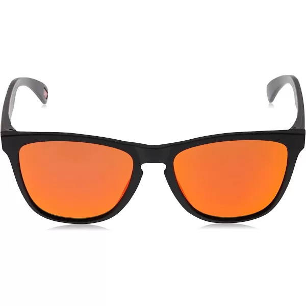 imageOakley Oo9245 Frogskins Low Bridge Fit Square SunglassesMatte BlackPrizm Ruby