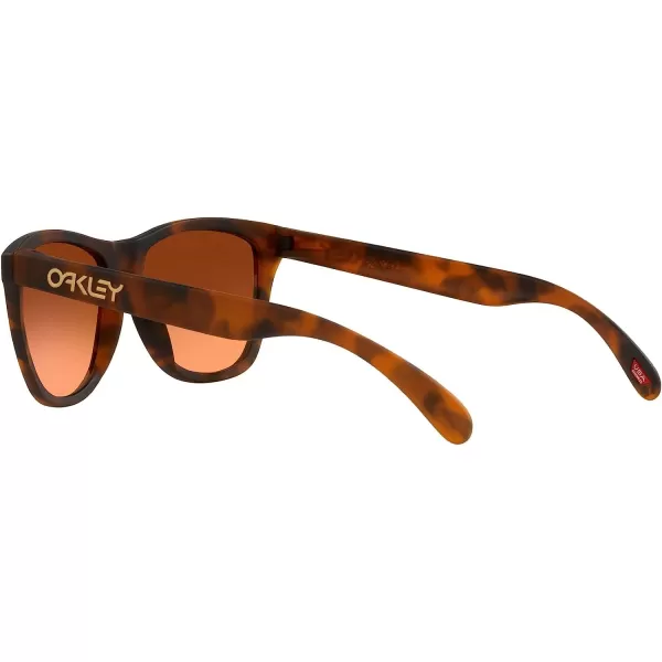 imageOakley Oo9245 Frogskins Low Bridge Fit Square SunglassesMatte Brown TortoisePrizm Brown Gradient