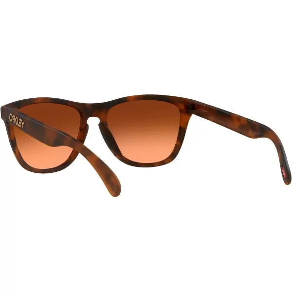 imageOakley Oo9245 Frogskins Low Bridge Fit Square SunglassesMatte Brown TortoisePrizm Brown Gradient