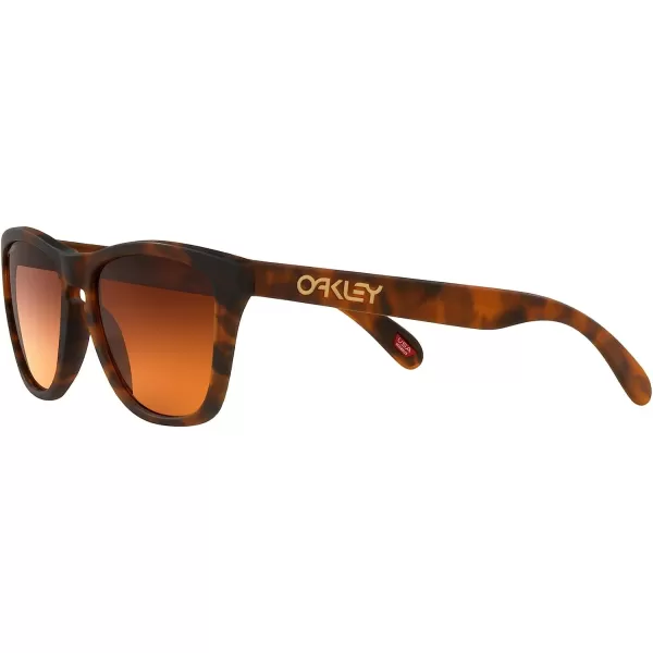 imageOakley Oo9245 Frogskins Low Bridge Fit Square SunglassesMatte Brown TortoisePrizm Brown Gradient