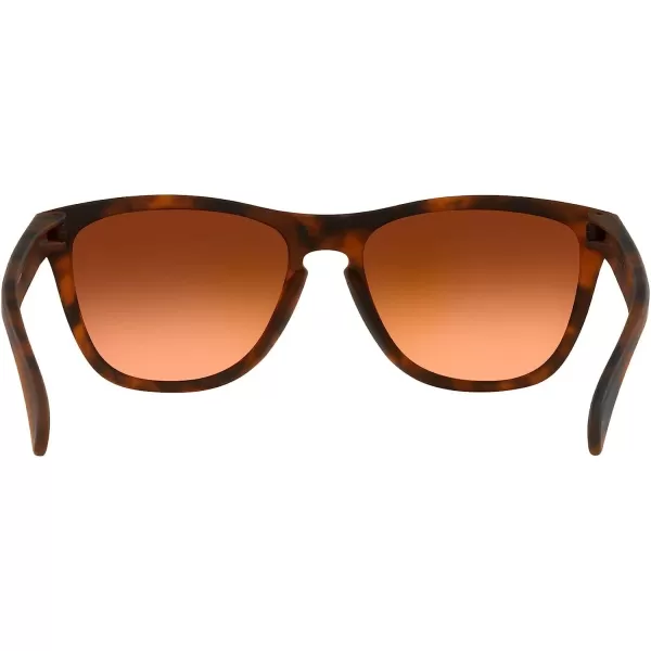 imageOakley Oo9245 Frogskins Low Bridge Fit Square SunglassesMatte Brown TortoisePrizm Brown Gradient