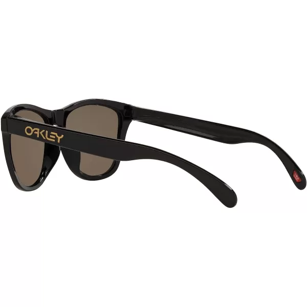 imageOakley Oo9245 Frogskins Low Bridge Fit Square SunglassesPolished BlackPrizm 24k Polarized