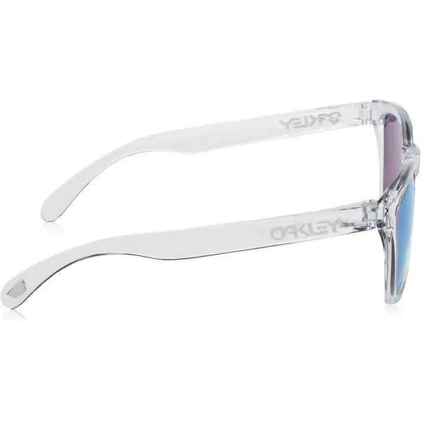 imageOakley Oo9245 Frogskins Low Bridge Fit Square SunglassesPolished ClearPrizm Violet