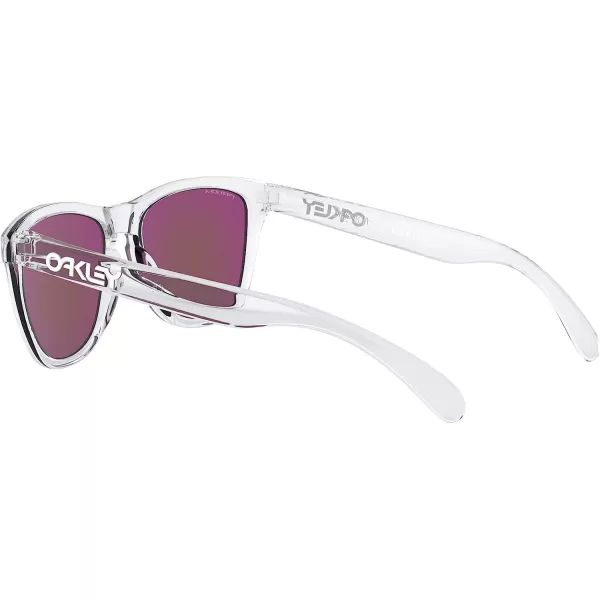 imageOakley Oo9245 Frogskins Low Bridge Fit Square SunglassesPolished ClearPrizm Violet