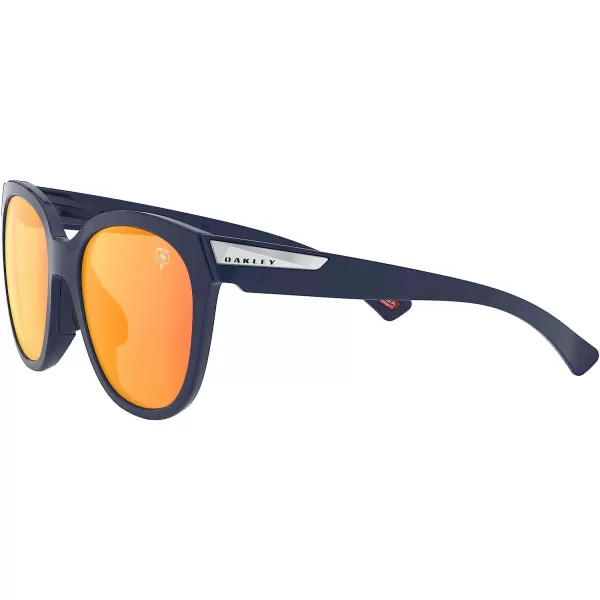 imageOakley Oo9433 Low Key NFL Collection Womens Round SunglassesChicago Bears Polished NavyPrizm Ruby